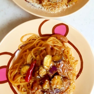 余ったもつ煮で激ウマ簡単！カレースパゲティ